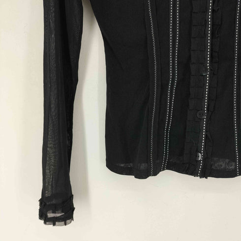 スペッシオ SPECCHIO フリルシアー L/S ブラウス レディース